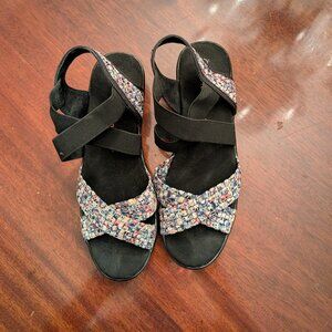 Bernie Mev Multi Color Ladies Sandals EU Size 40 US 9
